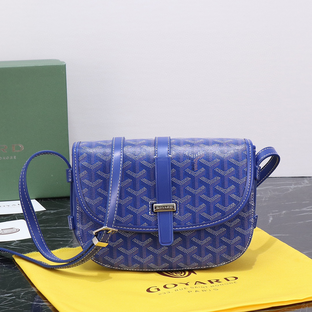 Goyard Messenger Bag Navy Blue