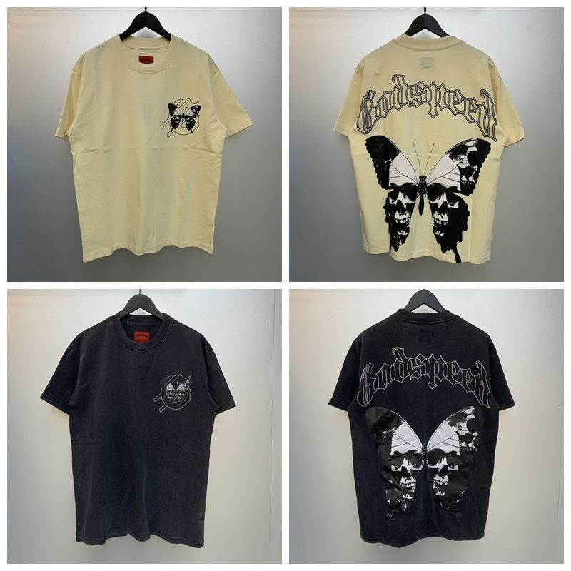 Godspeed Butterfly Skull Tee 2 Colors