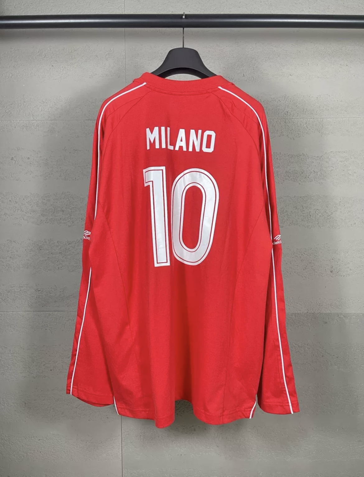 Balenciaga Milano Limited Long Sleeve Red Color