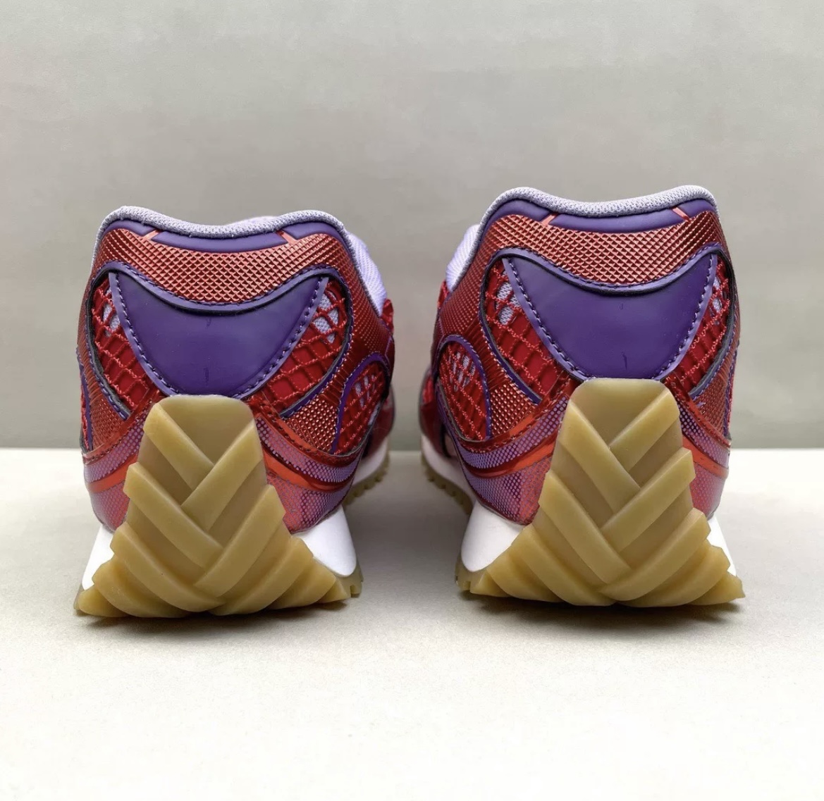 Bottega Veneta Orbit Runner Red Shoes