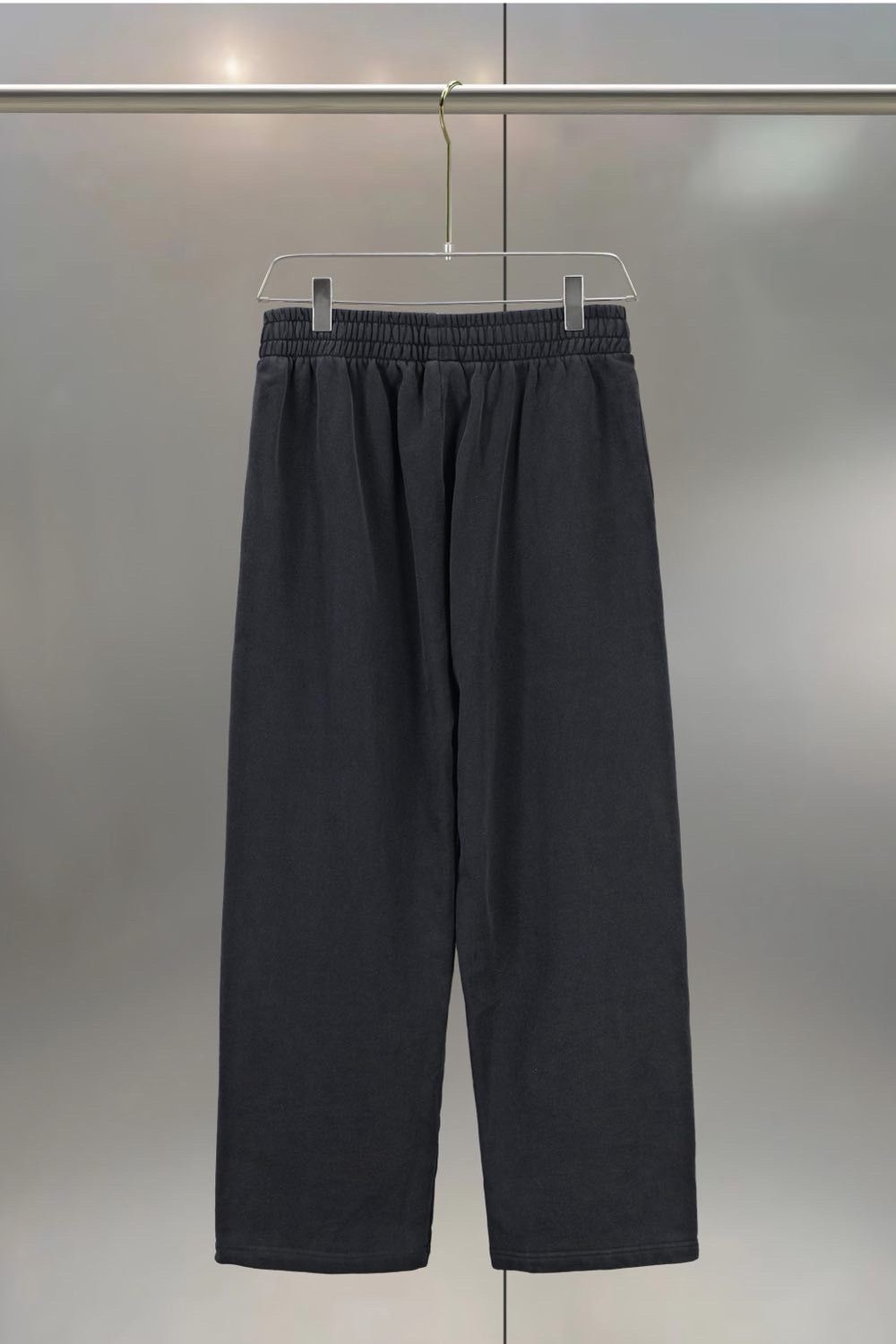 Balenciaga Side Blank Letters Pants Black