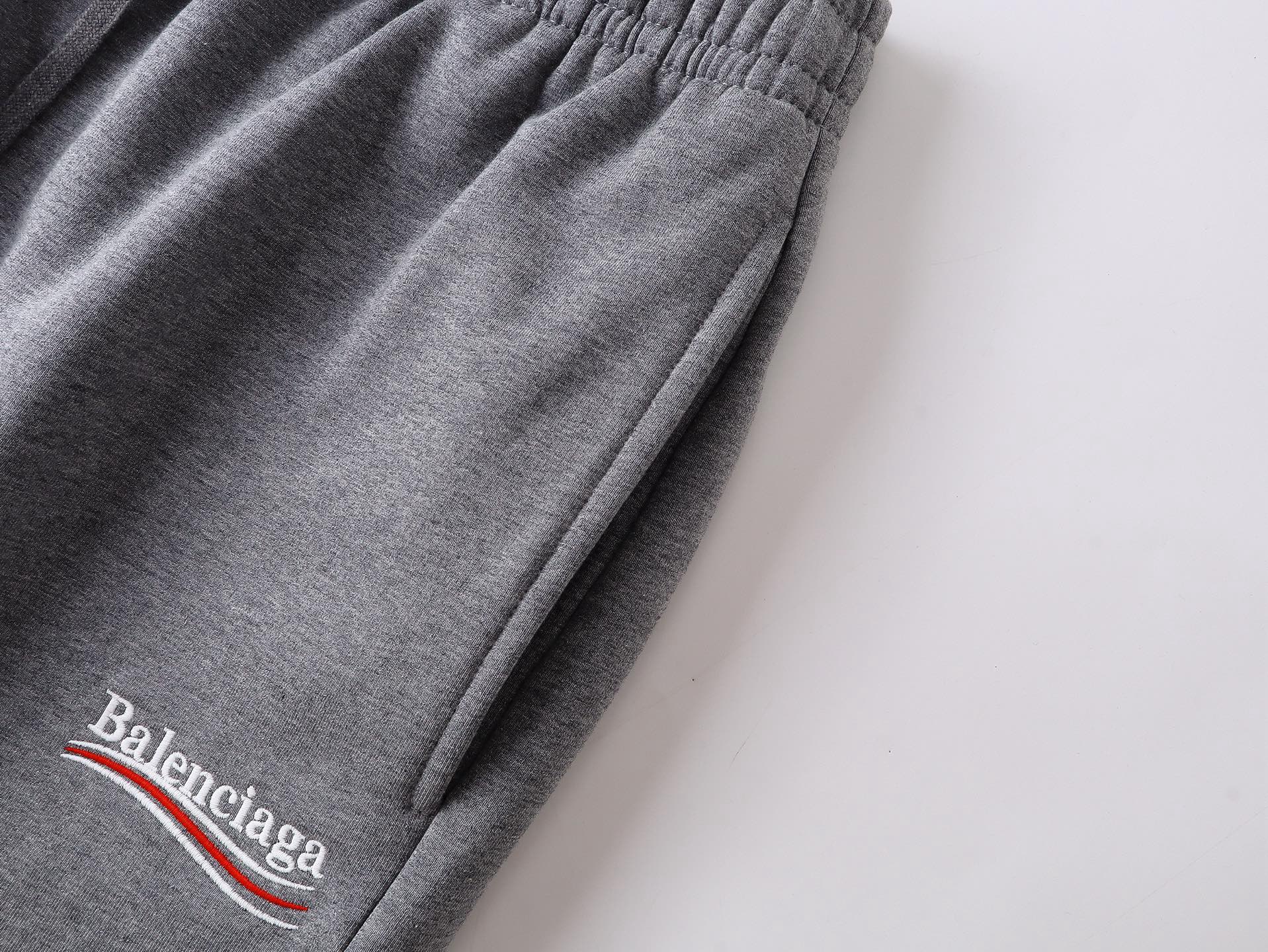 Balenciaga classic grey and light grey shorts