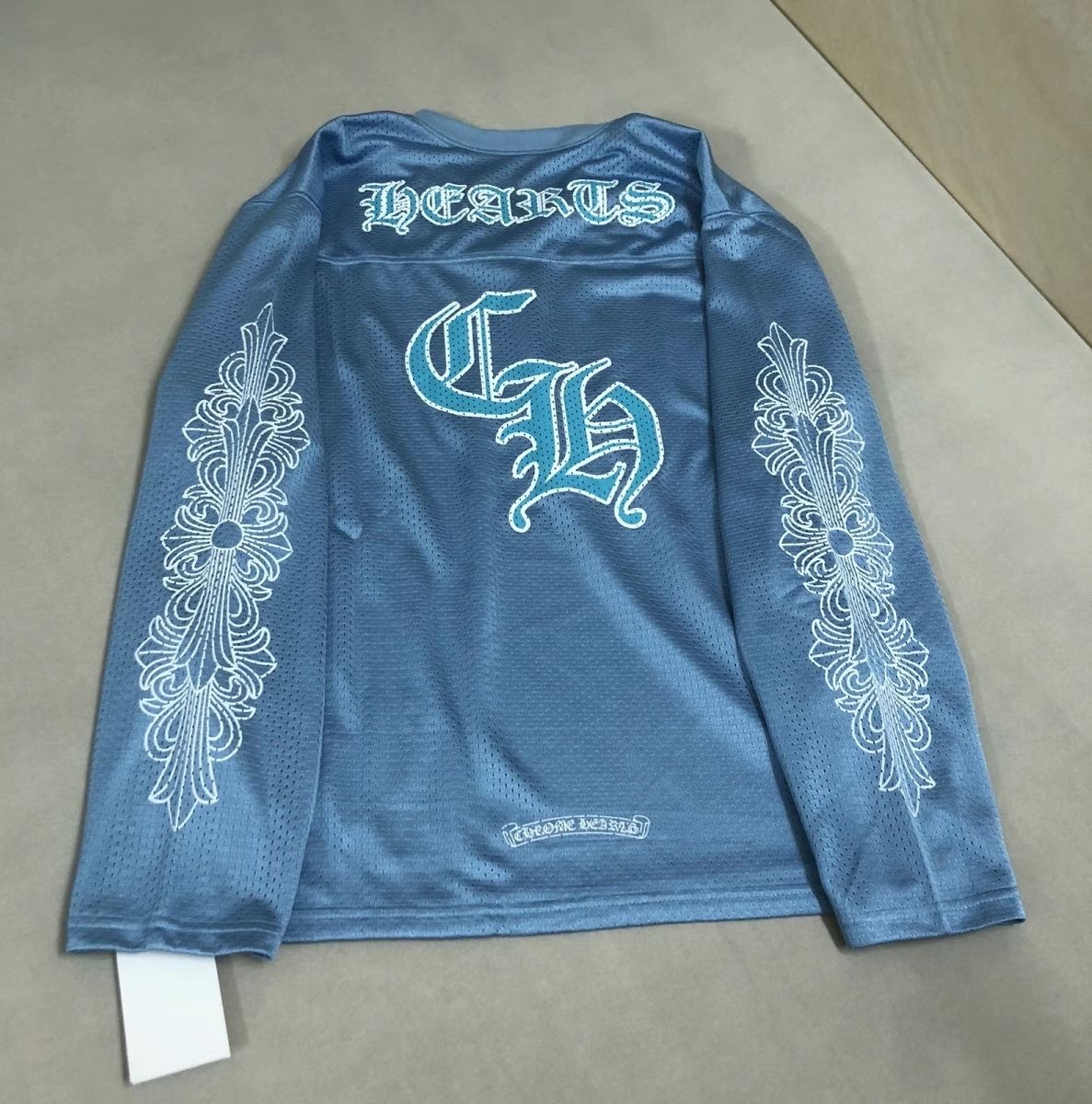 chrome hearts limited long sleeve ice hockey jersey