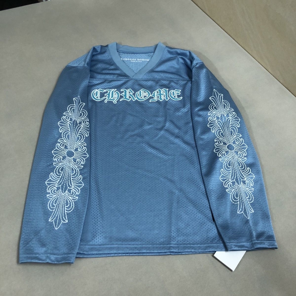 chrome hearts limited long sleeve ice hockey jersey