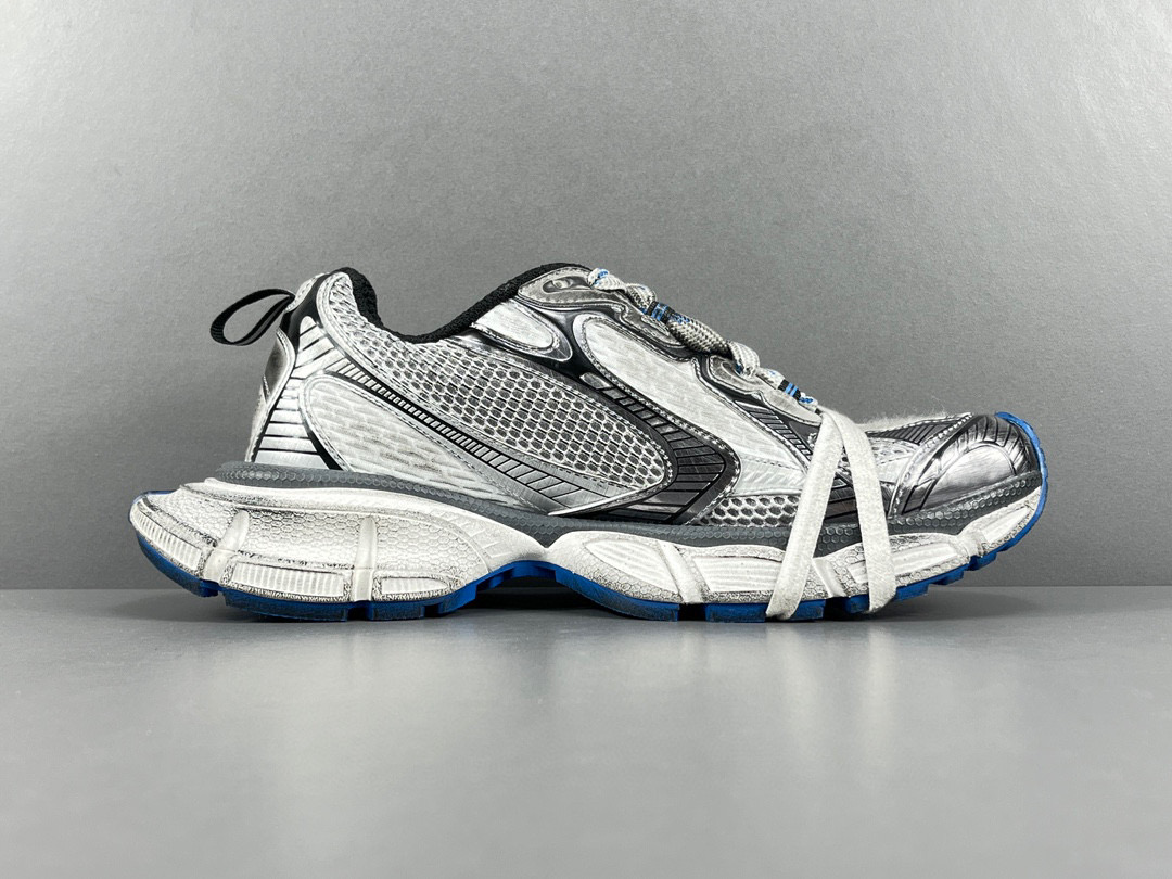 balenciaga 3xl extreme laces VG Grey & Blue(Run Big, Need One Size Down)