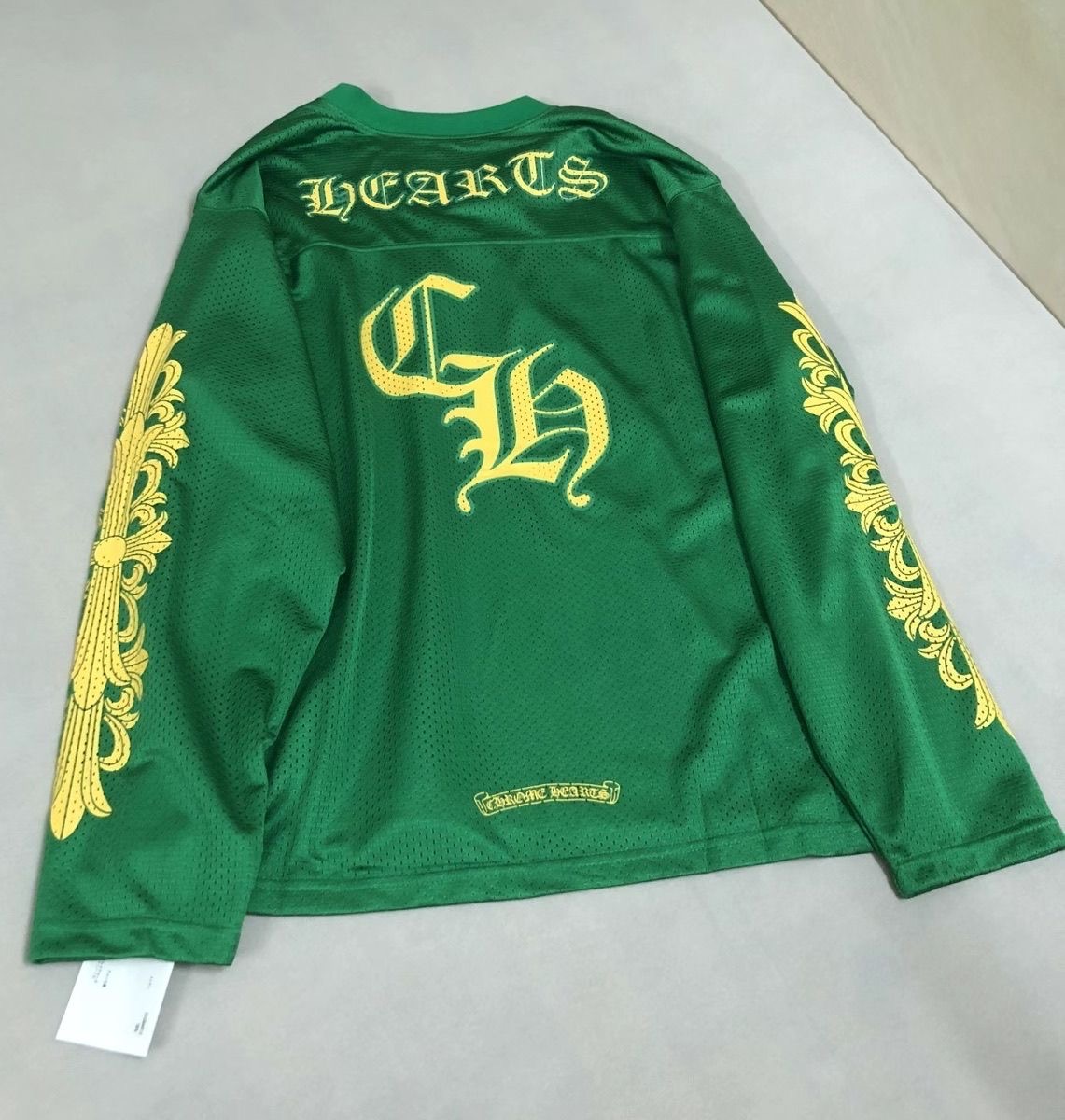 chrome hearts limited long sleeve ice hockey jersey