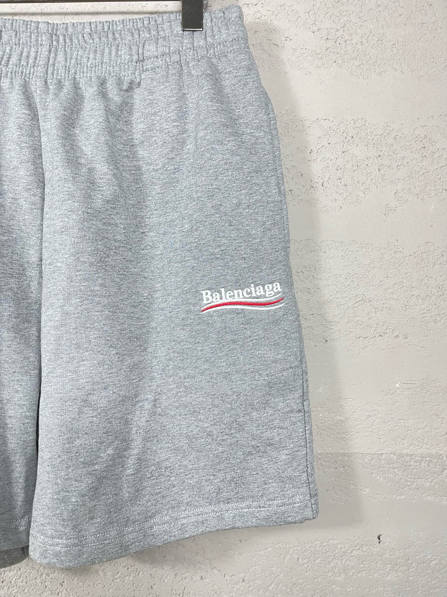 Balenciaga classic grey and light grey shorts