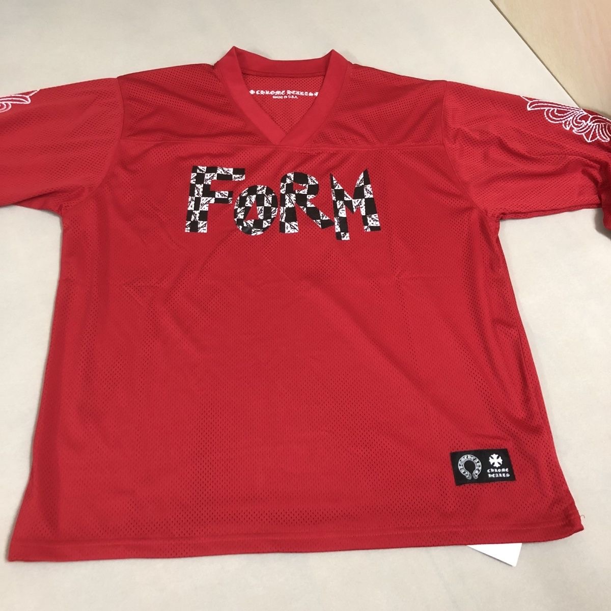 chrome hearts limited long sleeve ice hockey jersey