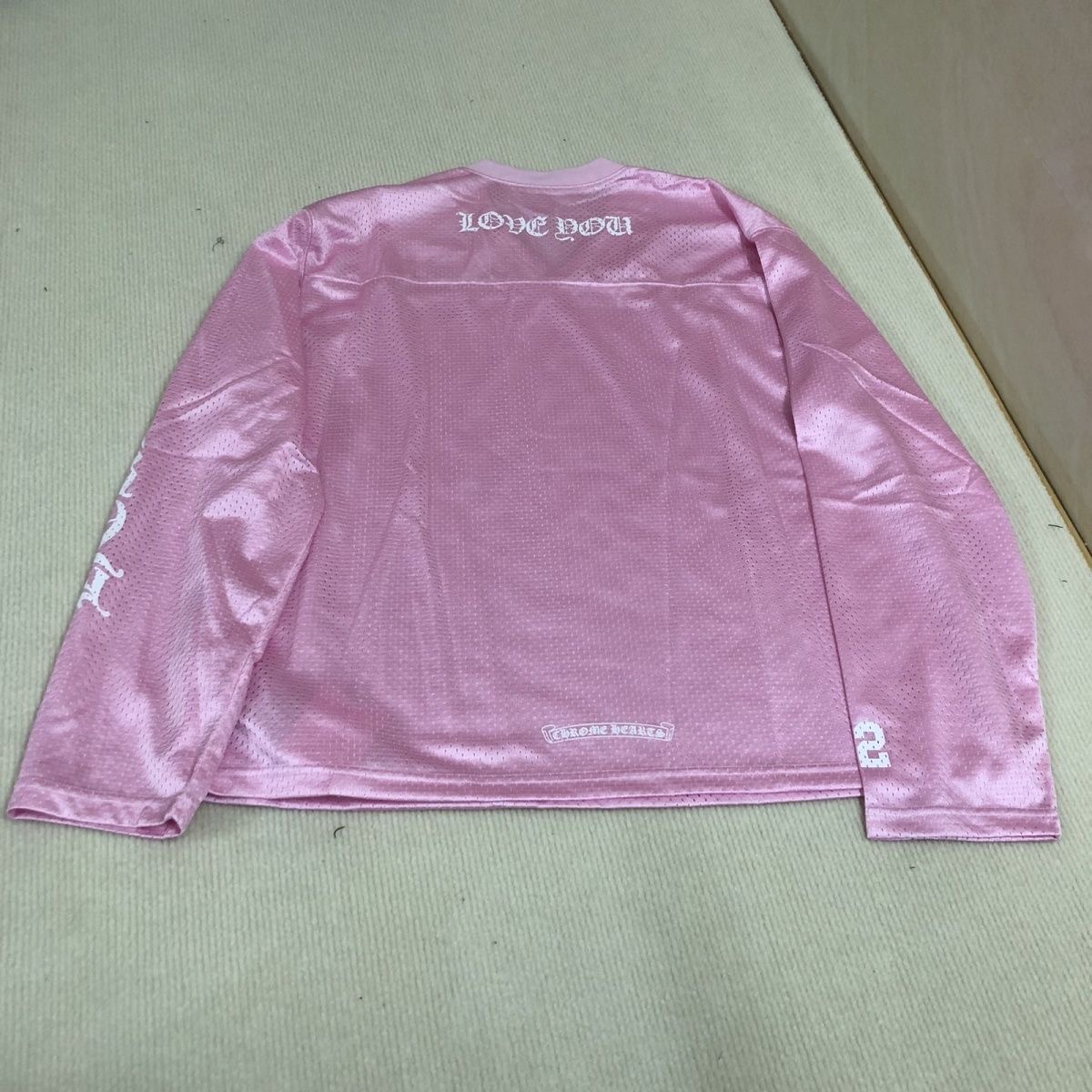 chrome hearts limited long sleeve ice hockey jersey