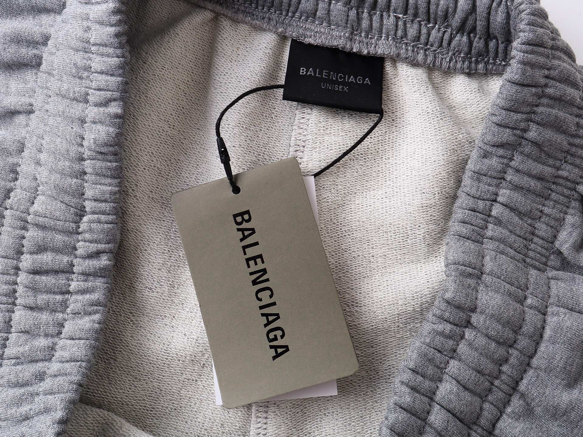 Balenciaga classic grey and light grey shorts