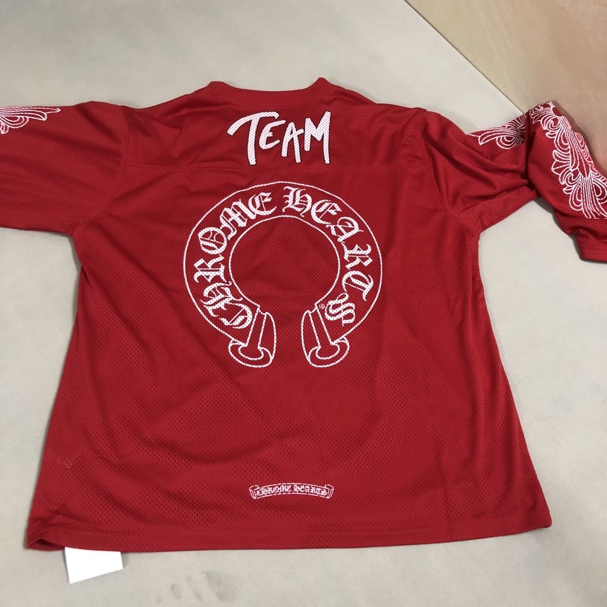 chrome hearts limited long sleeve ice hockey jersey