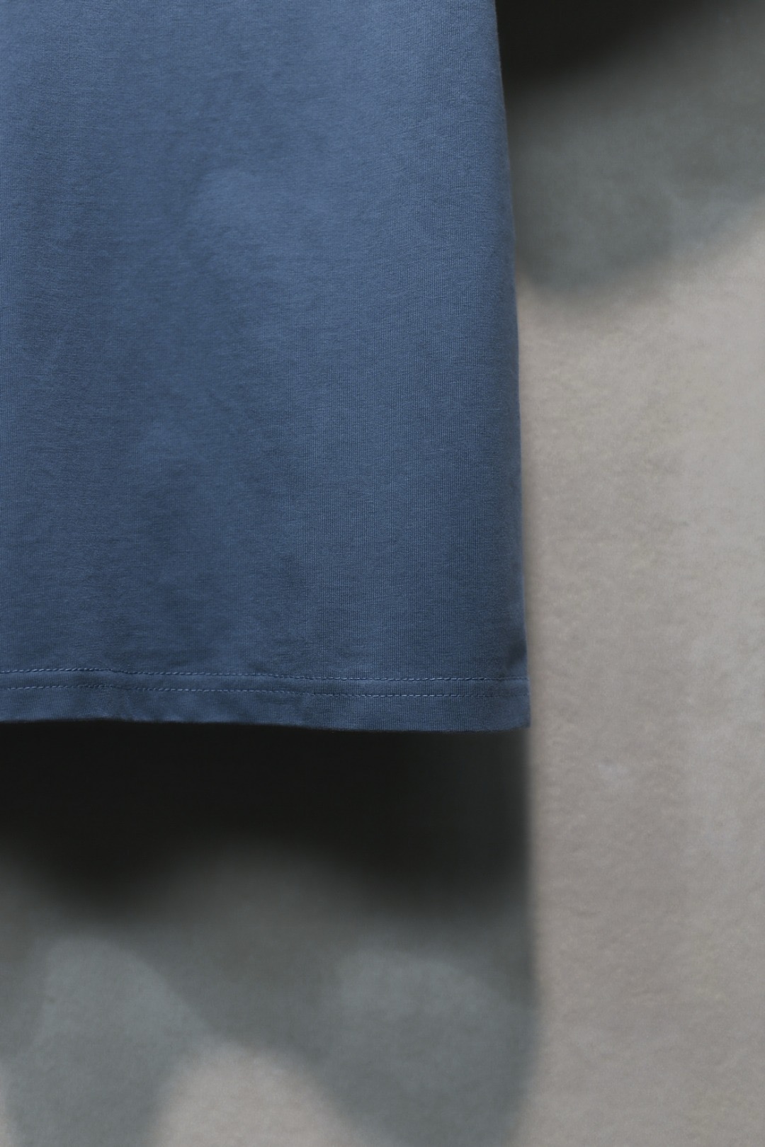 Balenciaga gradient cola print blue tee