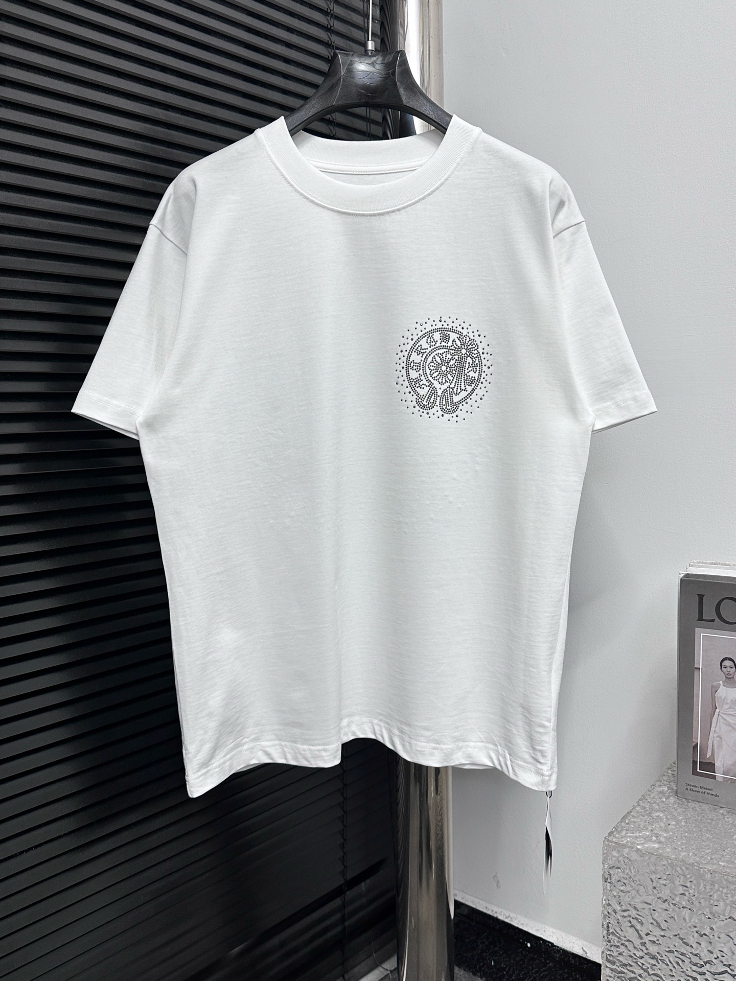 Chrome hearts 25SS officially licensed version black and white tee