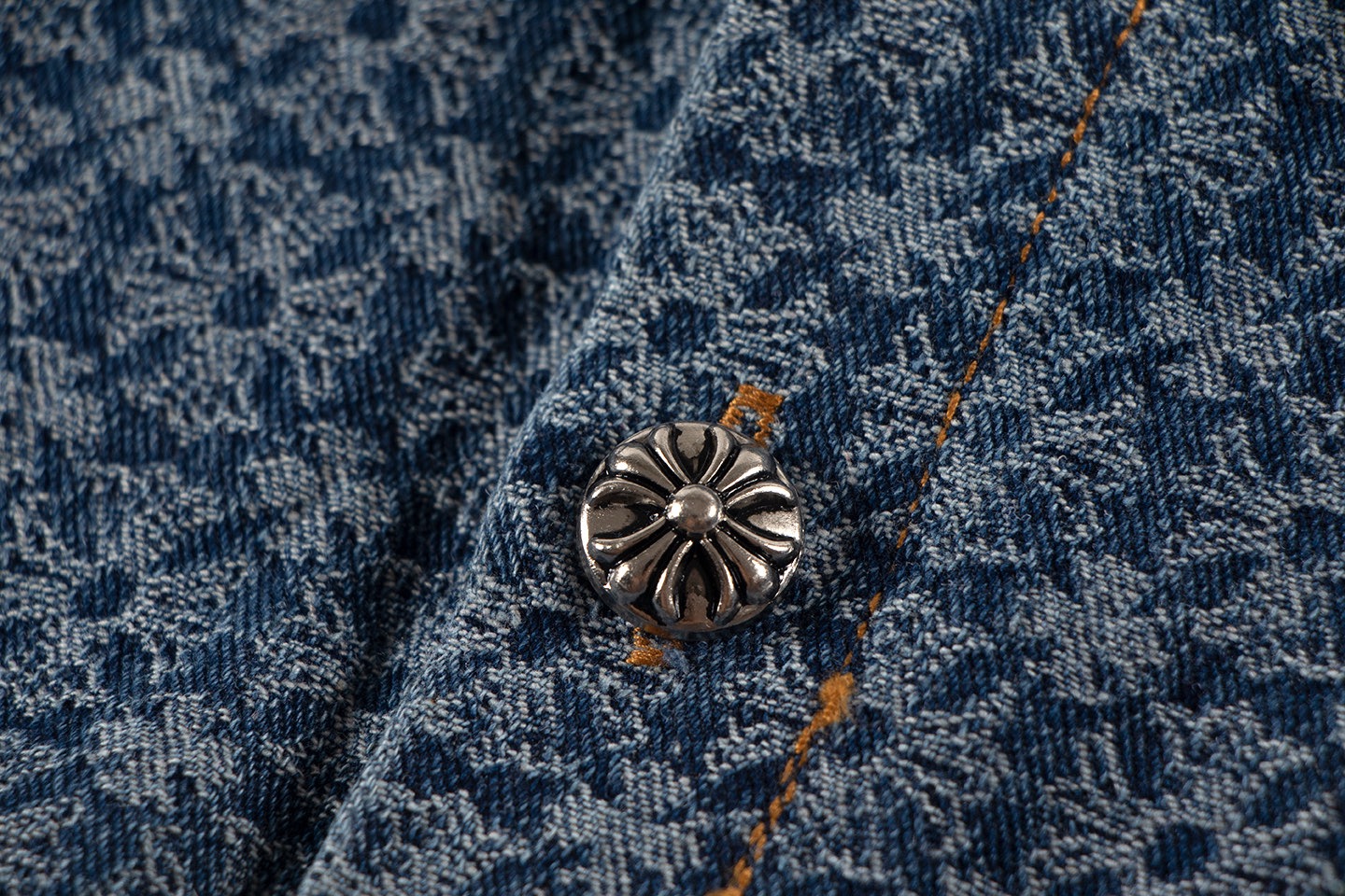 Chrome hearts 2025 jeans tee oversize