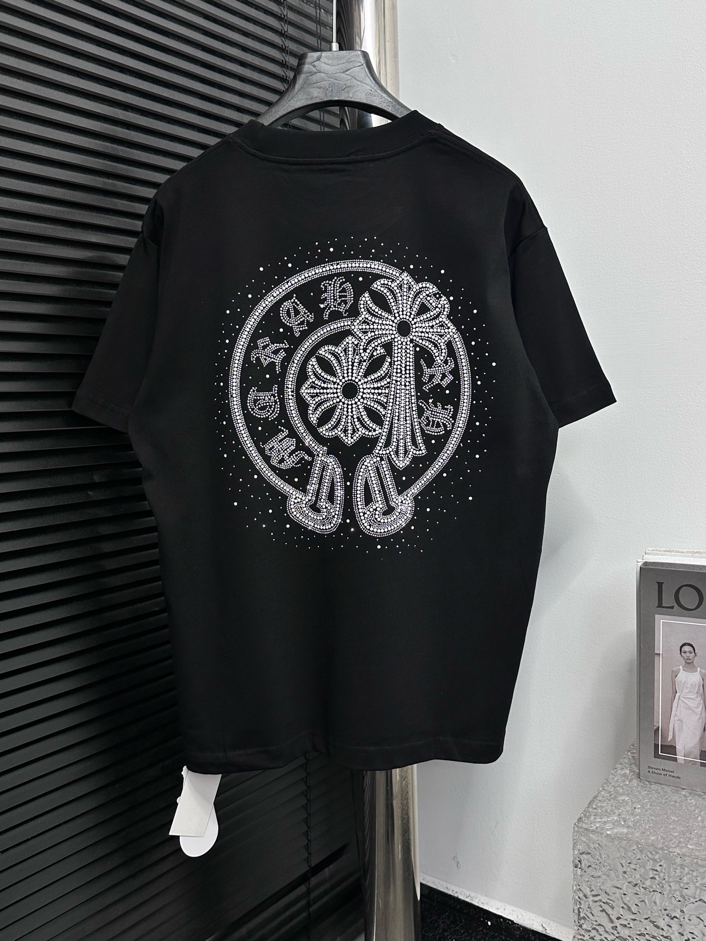 Chrome hearts 25SS officially licensed version black and white tee