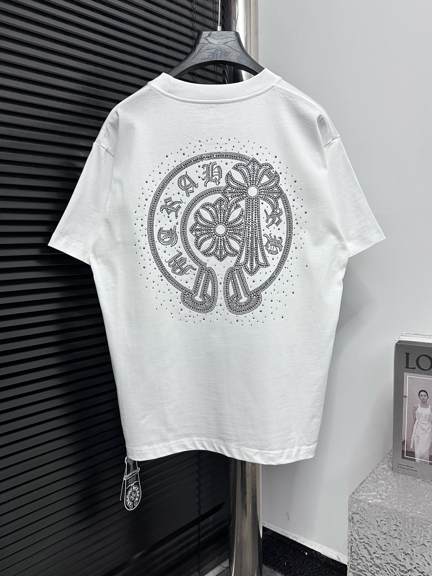 Chrome hearts 25SS officially licensed version black and white tee