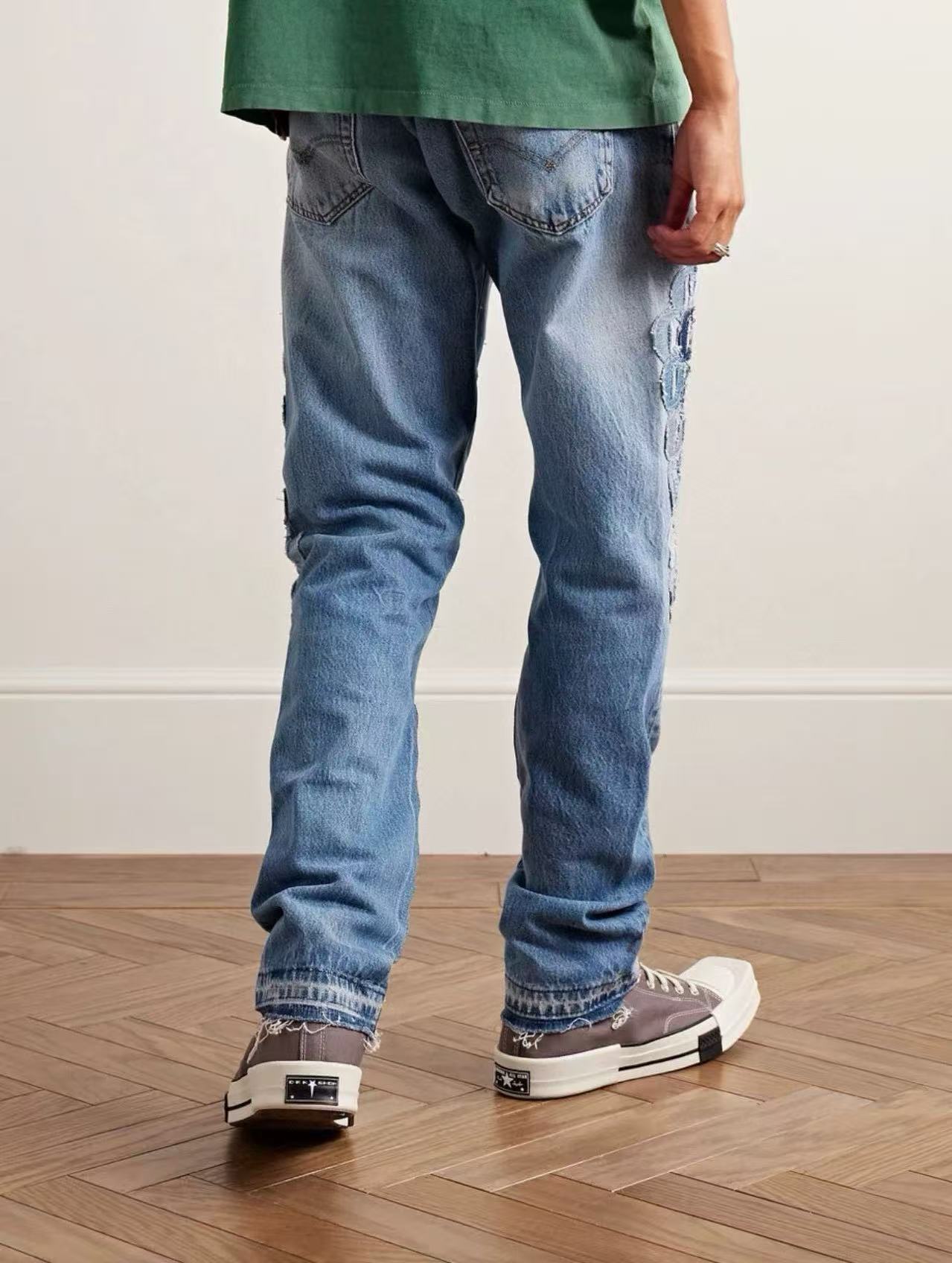 Gallery dept washed letters  logoG jeans