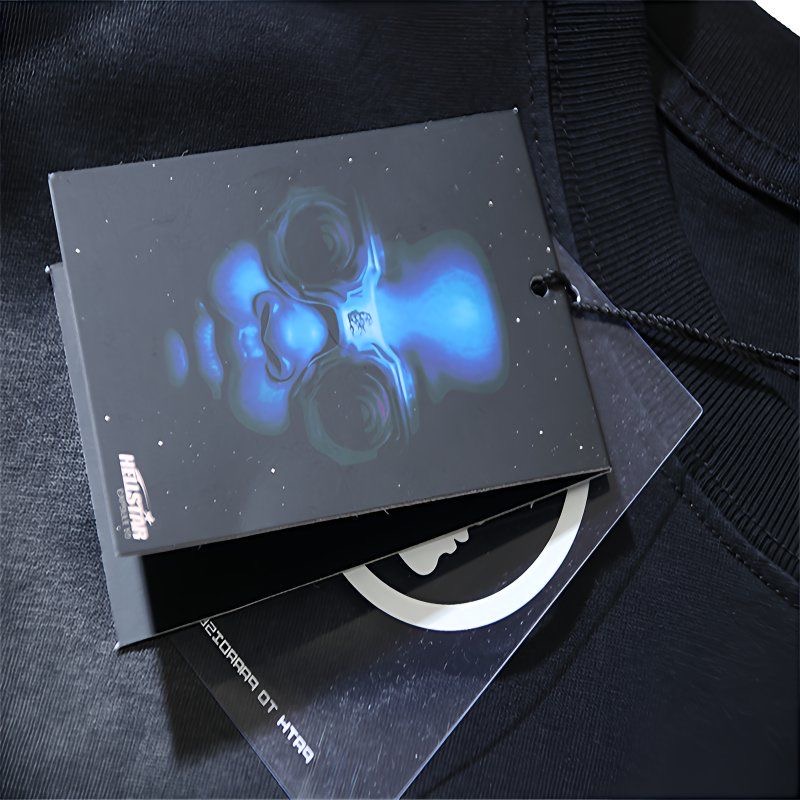 hellstar washed black and pink worldwide tee