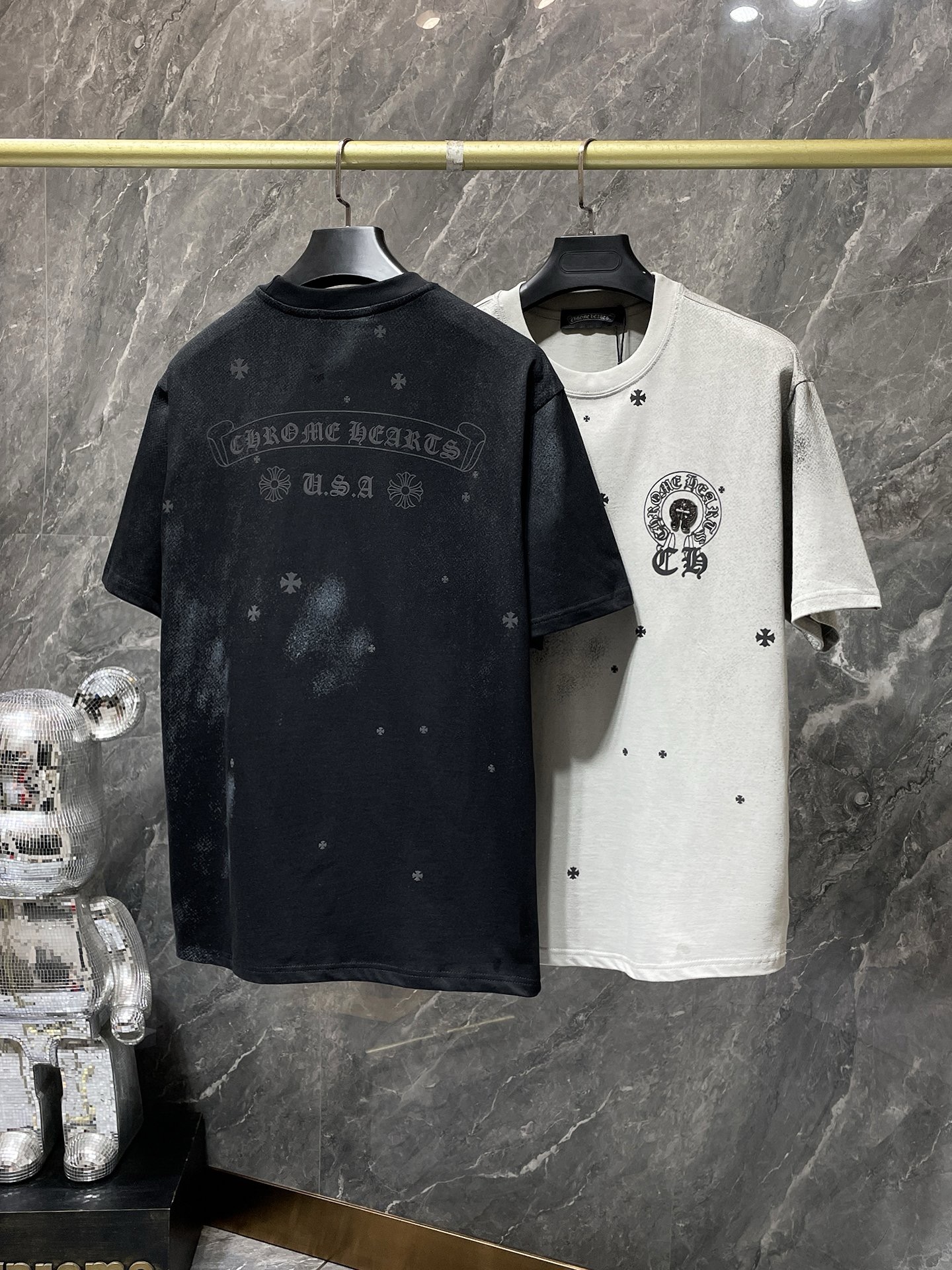 Chrome hearts 25ss antiqued metal tees