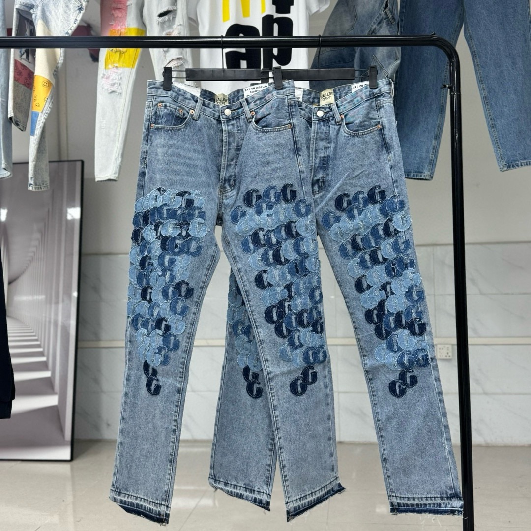 Gallery dept washed letters  logoG jeans