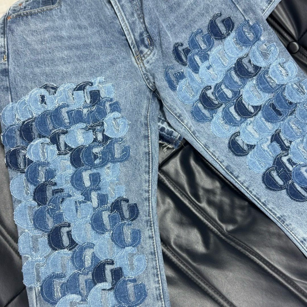 Gallery dept washed letters  logoG jeans