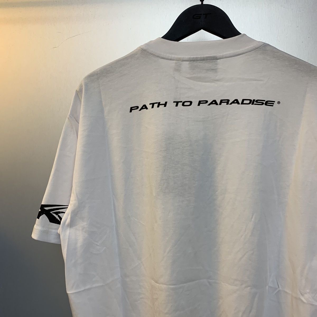 hellstar studios glitterp2p  white  tee