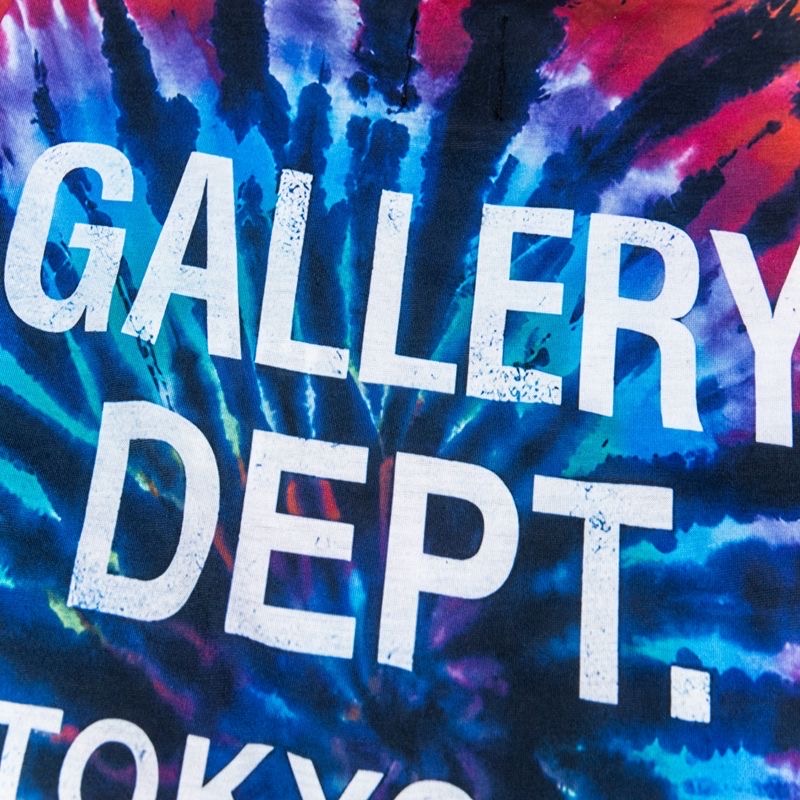 Gallery dept tie-dye blue mix red tee