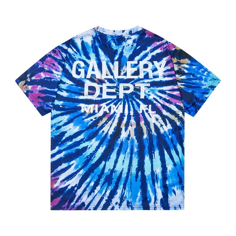 Gallery dept tie-dye letters tee