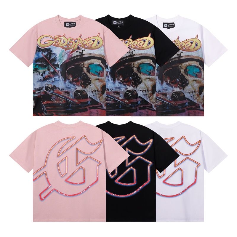 Godspeed Skull F1 Print Tee 3 Colors