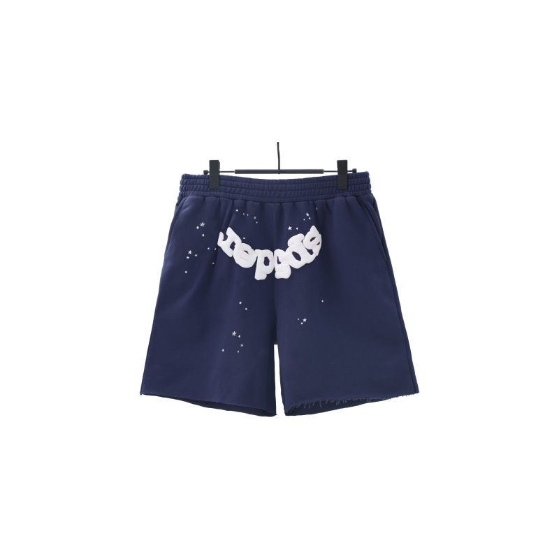 Sp5der Classic Puff Logo Shorts 2 Colors