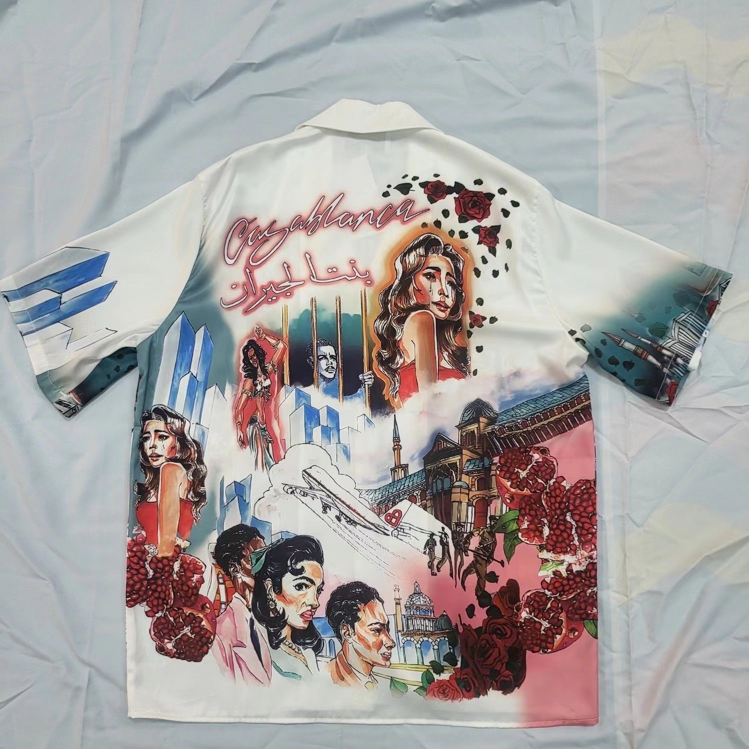 Casablanca vacation movie theater Hawaiian t shirt