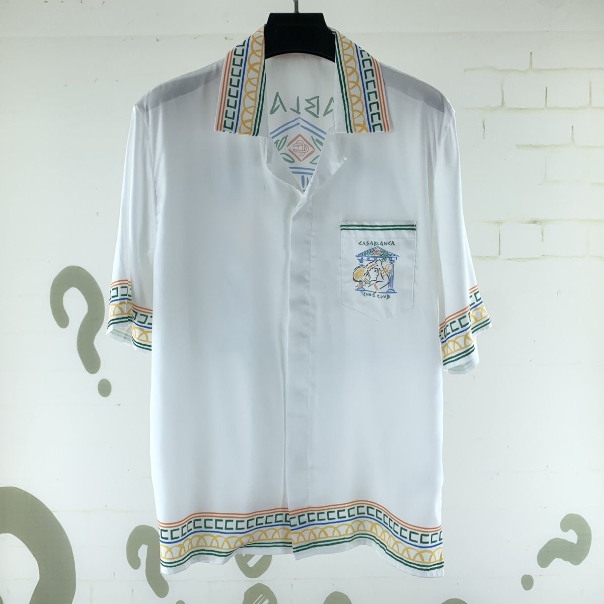 1:1 Best Casablanca portrait pattern shorts