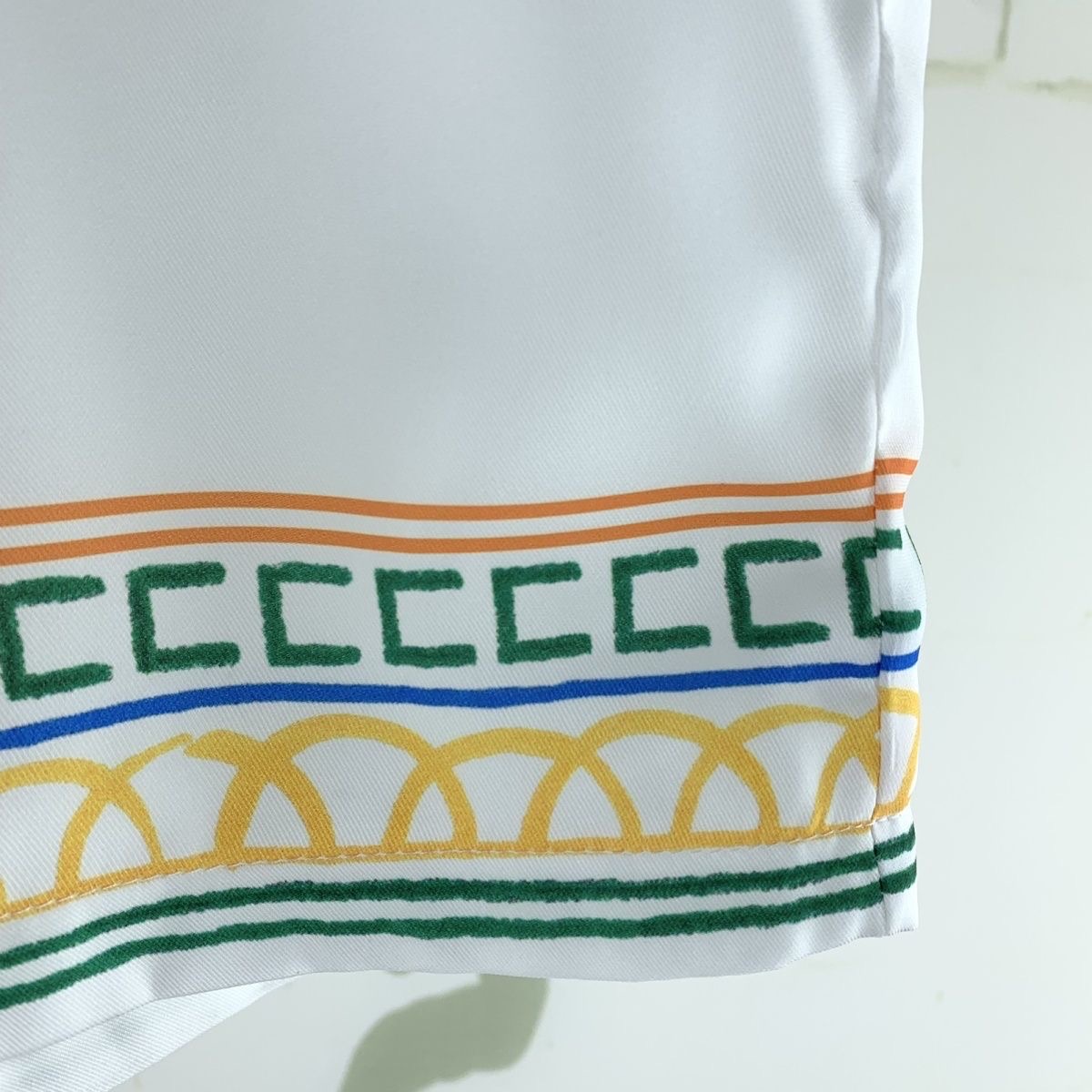 1:1 Best Casablanca portrait pattern shorts