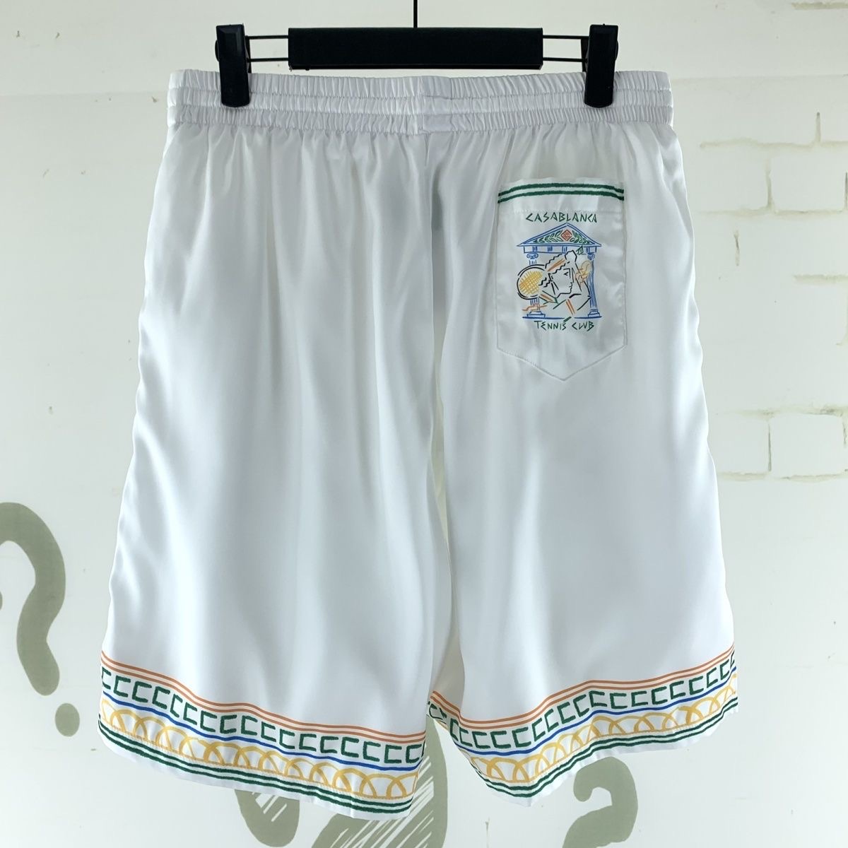 1:1 Best Casablanca portrait pattern shorts