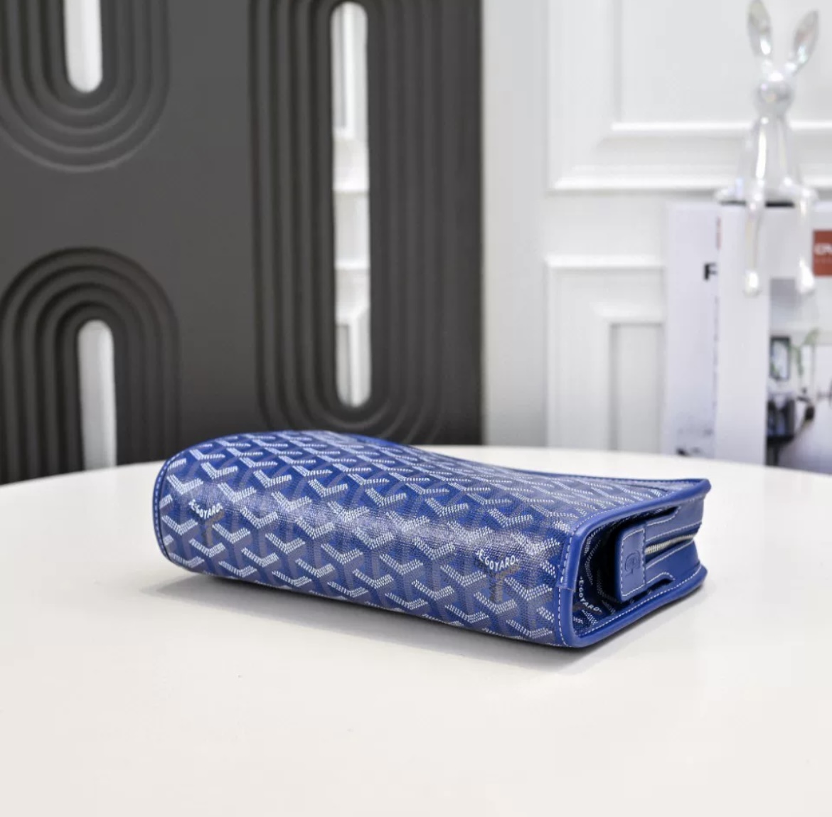 Goyard Messenger Bag Navy Blue Color