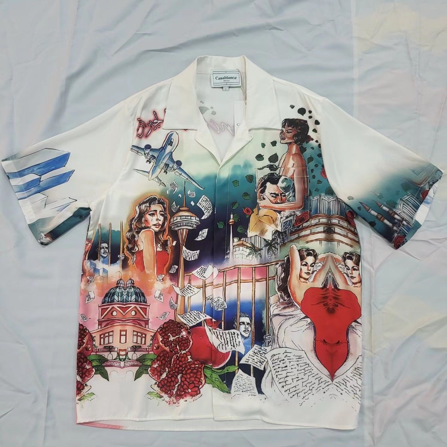 Casablanca vacation movie theater Hawaiian t shirt