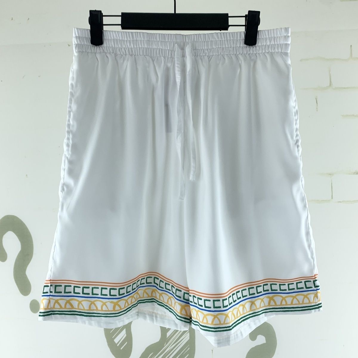 1:1 Best Casablanca portrait pattern shorts
