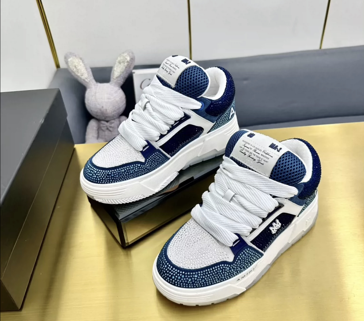 AMIRI Diamond Bread Shoes Blue & White