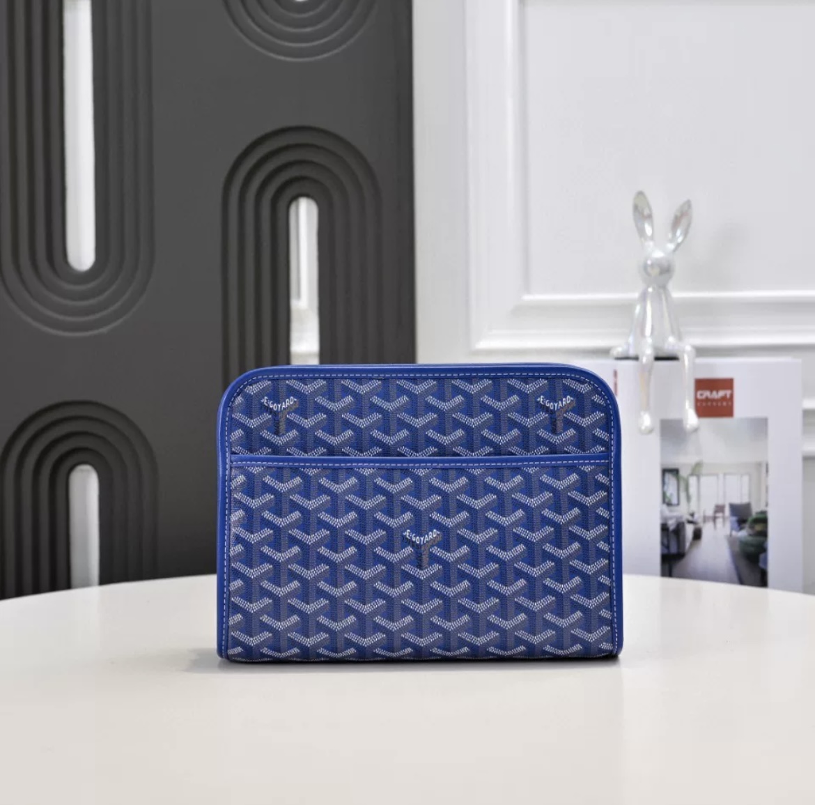 Goyard Messenger Bag Navy Blue Color