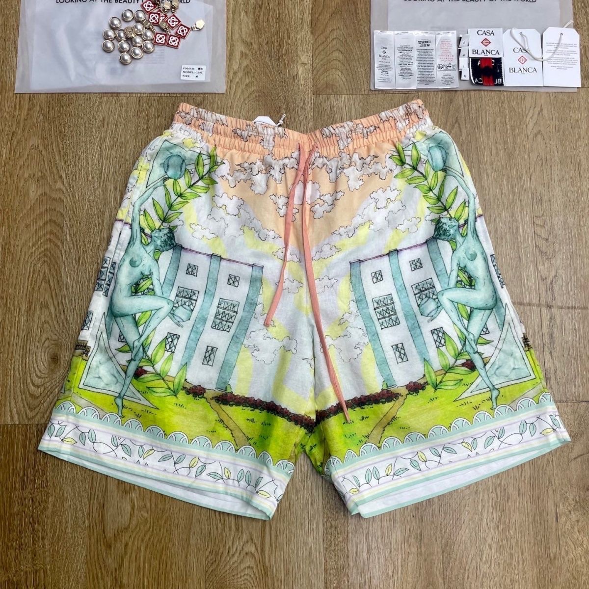 1:! Best Casablanca statue-shaped with shell pattern short