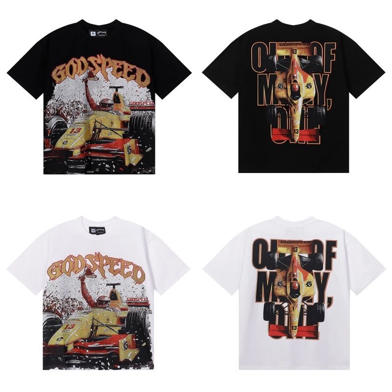 Godspeed F1 Racing Car Print Tee 2 Colors