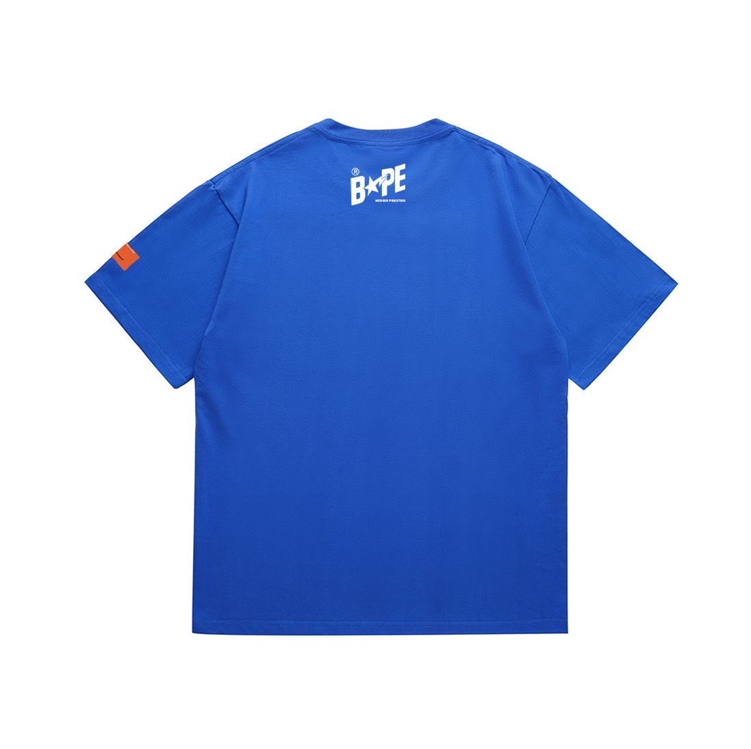 Bape gorilla head lighting printed T shirt