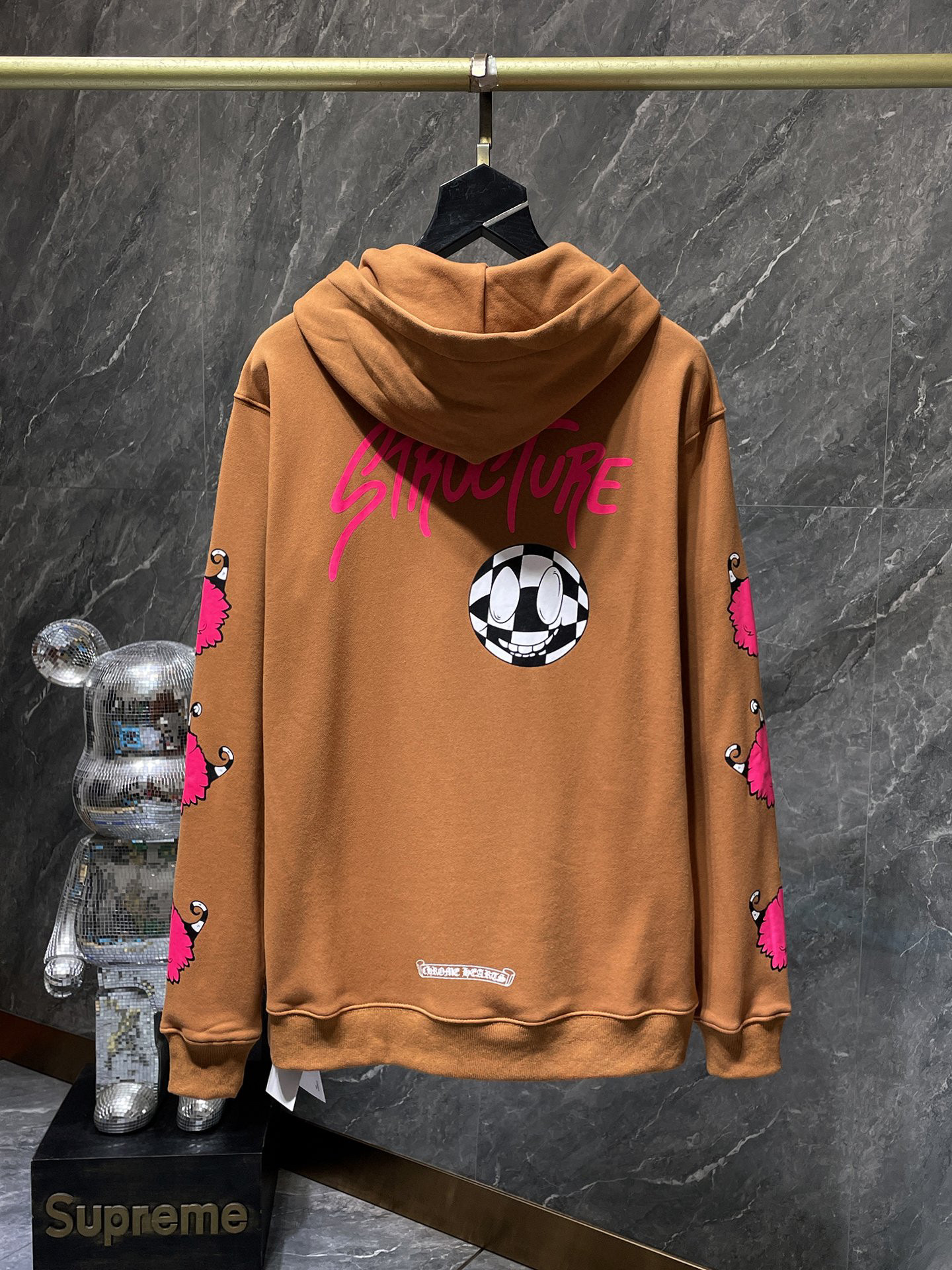 Chrome Hearts Matty Boy Hoodie Coffee Brown Color