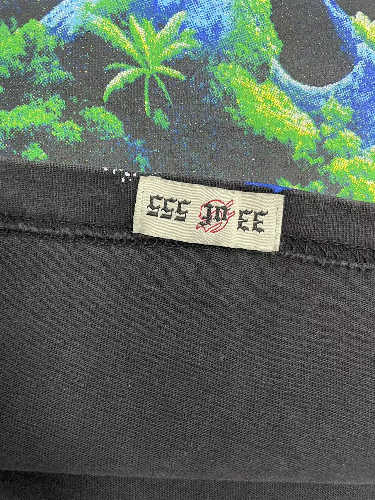 Godspeed black and green skull logo tee