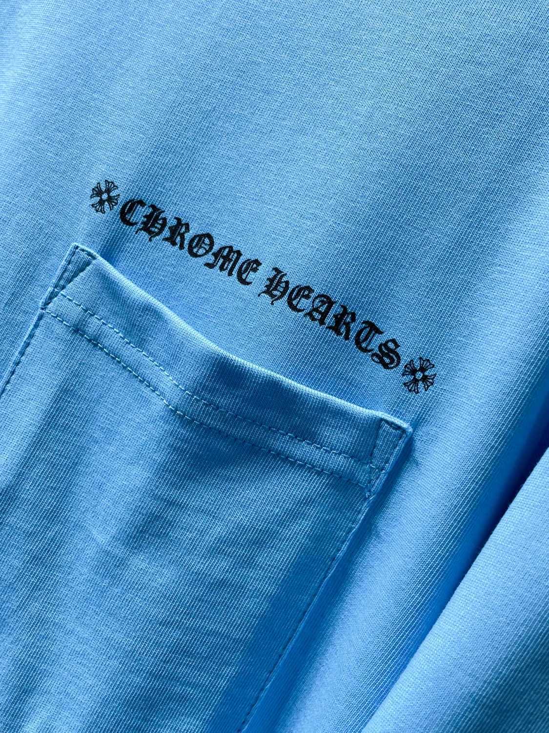 chrome heart blue matty brain new long sleeve