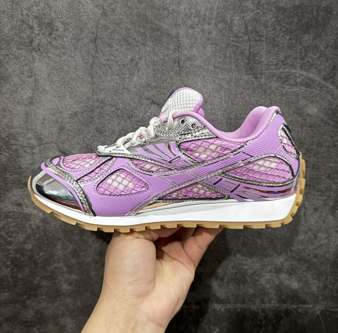 Bottega Veneta Orbit Runner Pink Shoes