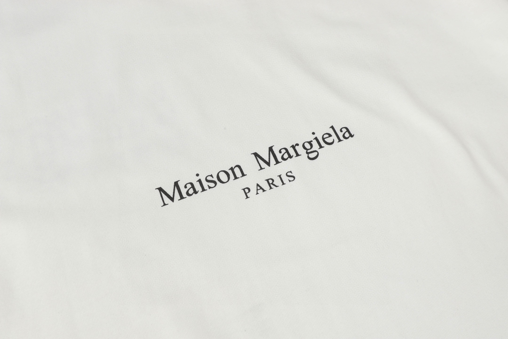 Maison Margiela 25fw graffiti letter round neck tees