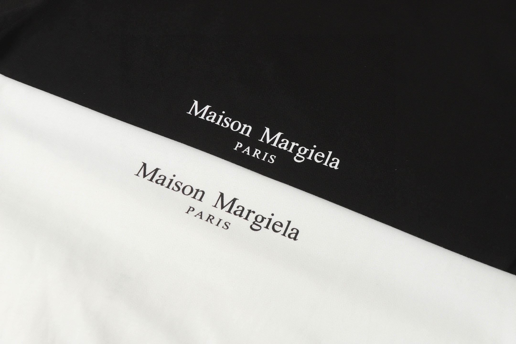 Maison Margiela 25fw graffiti letter round neck tees