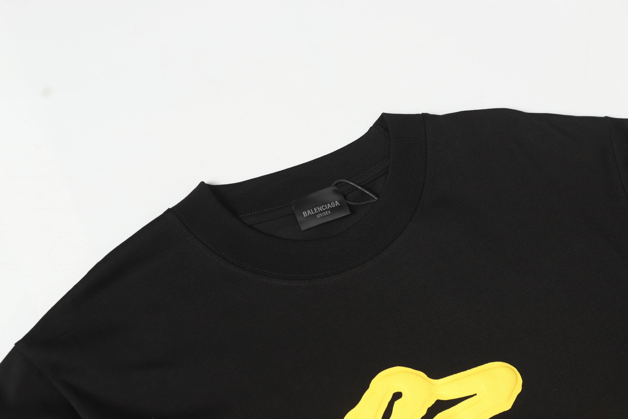 Balenciaga 25SS spring new release foamed print logo tees