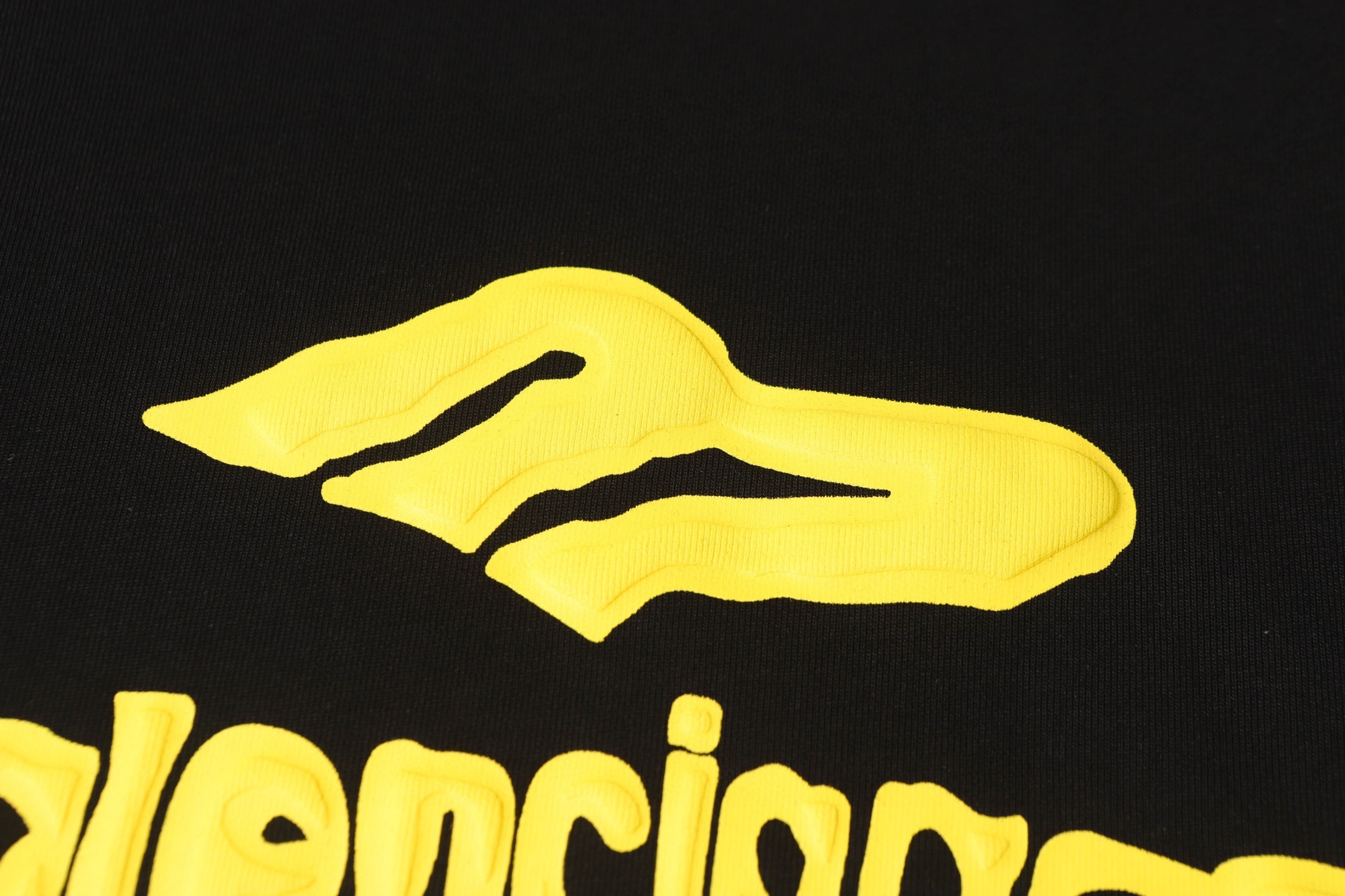 Balenciaga 25SS spring new release foamed print logo tees